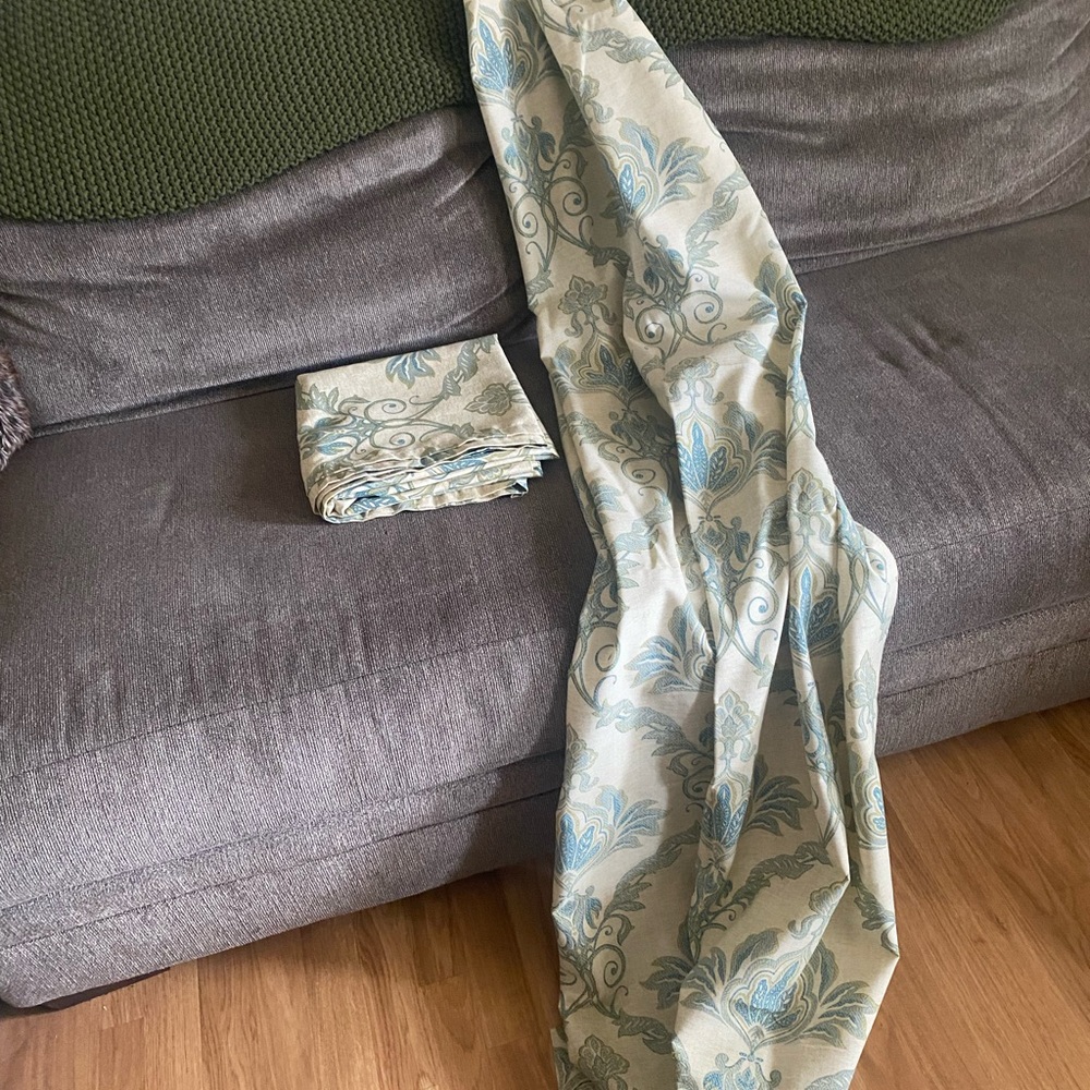 Long panel curtains
